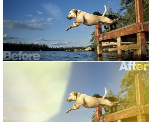Learn how to make Light Leaks Effects thanks to an After Effects course