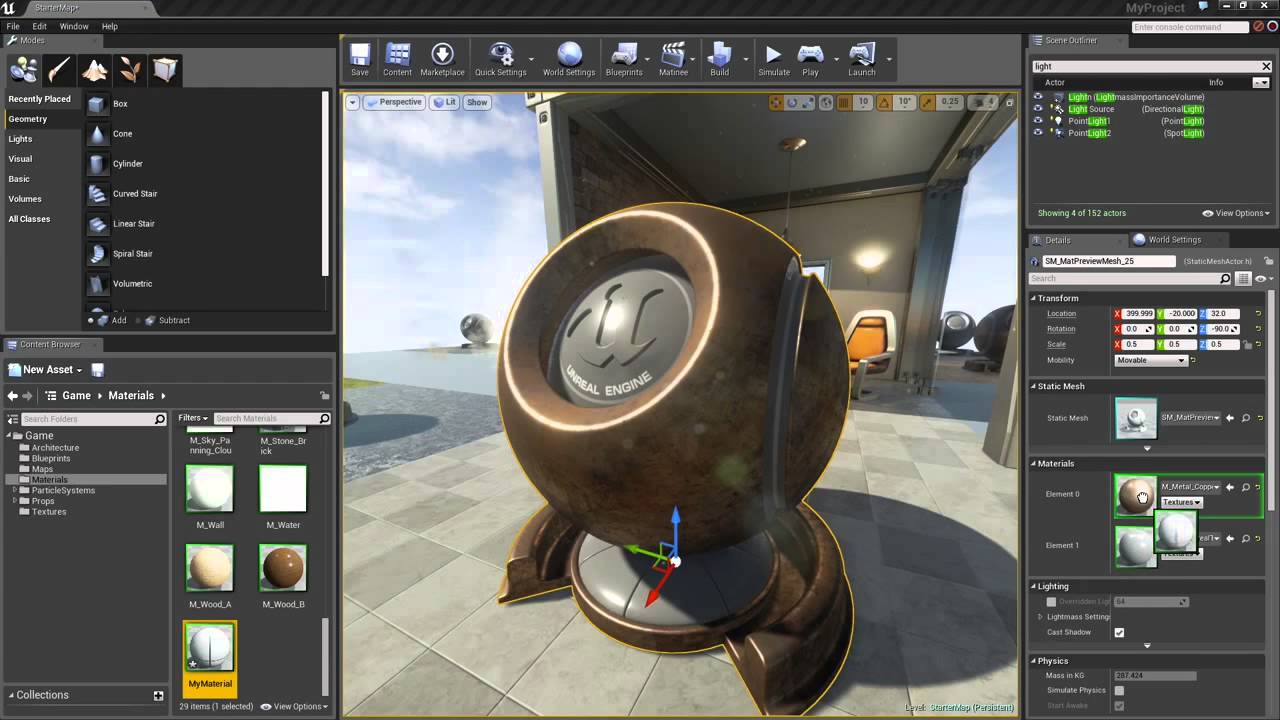Entrenamiento archviz unreal engine y VR