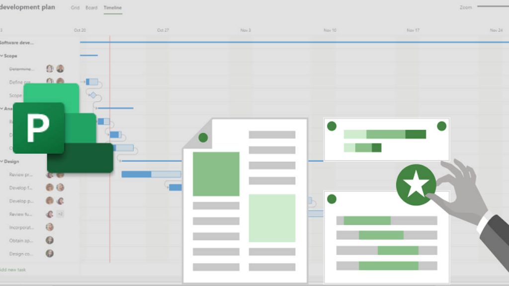 séminair een entreprise pour PME sur Microsoft Project 365, gestionnaire de projets corporatifs