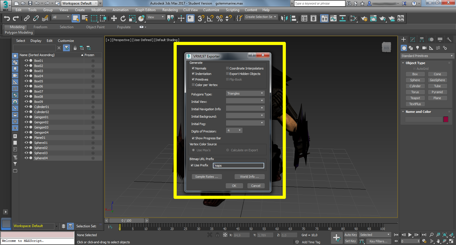 Cómo exportar sus proyectos a FBX desde 3DS Max